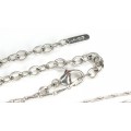 colier Lalique " Ice Light ". argint & cristal. Harrods 